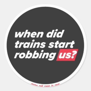 Train Robbery - Aufkleber