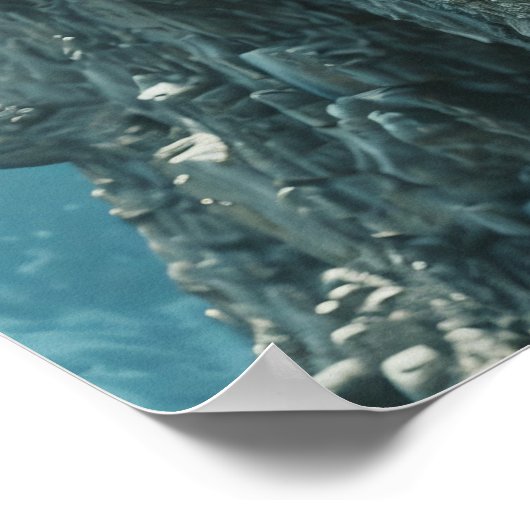 Train Rolling auf dem Edge Poster (Ecke)