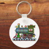 Train Steam Motor Choo Choo Tastenketten Schlüsselanhänger (Vorderseite)