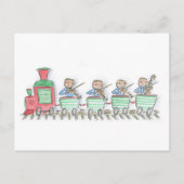 Train String Quartet Postkarte (Vorderseite)
