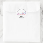 Train Thank You Cupcake Birthday Party Sticker (Tasche)