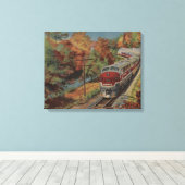 Train-The Thoroughbred, Monon Leinwanddruck (Insitu (Holzboden))