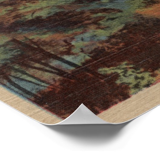 Train-The Thoroughbred, Monon Poster (Ecke)