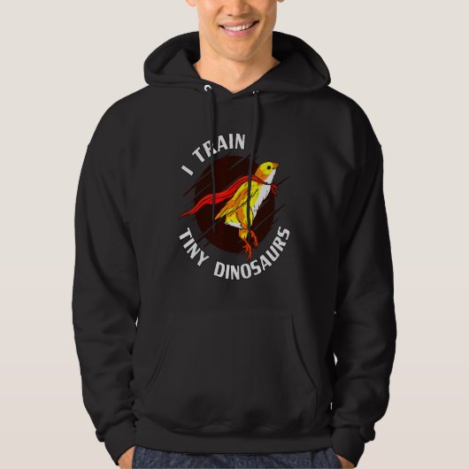 Train Tiny Dinosaurs Chicken   Hoodie (Vorderseite)