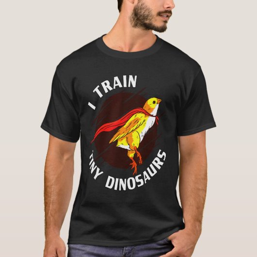 Train Tiny Dinosaurs Chicken T-Shirt (Vorderseite)