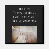 Train Up A Child Bible Quote Magnet (Vorne)
