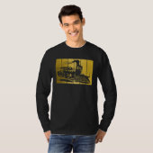 Train Vintage Locomotive Model Railroad Train T-Shirt (Vorne ganz)