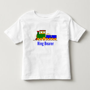 Train Wedding Ring Bear Kleinkind T-shirt