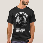 Train wie ein Beast Jiu Jitsu BJJ Grappling MIXED T-Shirt (Vorderseite)