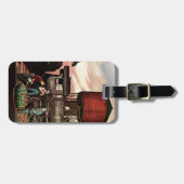 Train Yard Flower Garden von Stevan Dohanos Gepäckanhänger (Vorderseite horizontal)