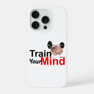Train Your Mind Motivational Brain Workout Design iPhone 15 Pro Hülle