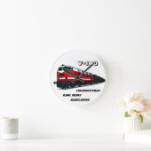 Traindesign Babelsberg Runde Wanduhr (Zuhause)