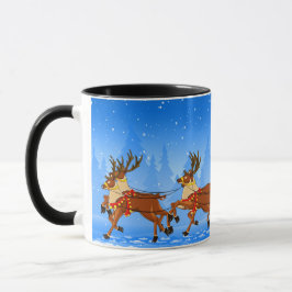 Traineau du Père Noël Tasse