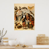 Trained Dog Act 1899 - Vintag Circus Act Poster (Küche)