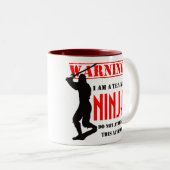 Trained Ninja Zweifarbige Tasse (VorderseiteRechts)