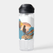 Trainee Explorer Abenteuer Mädchen Trinkflasche (Rückseite)