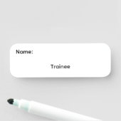 Trainee-Klassik-Name-Tag magnetisch Namensschild (Beispiel)