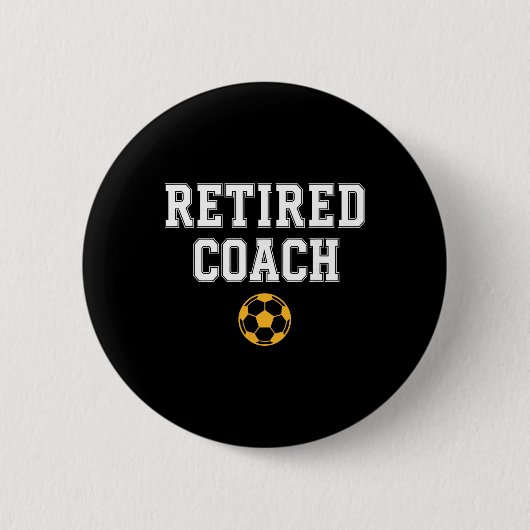 Trainer a.D. Fußballteam Mentor Button (Vorderseite)