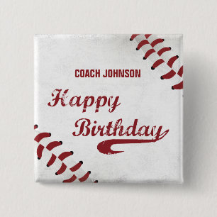 Trainer Alles Gute zum Geburtstag Large Grunge Bas Button