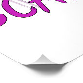 Trainer, Athlet, Dumbells Poster (Ecke)