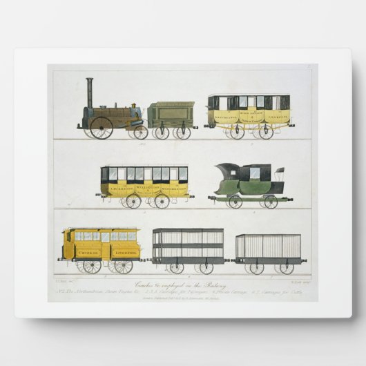 Trainer auf der Bahn, Platte 7 von "Liv. Fotoplatte (Vorderseite)