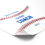 Trainer Baseball Sport Fotodruck (Ecke)