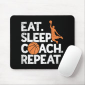 Trainer Basketball Wiederholungsassistent Essen Sc Mousepad (Mit Mouse)