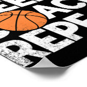 Trainer Basketball Wiederholungsassistent Essen Sc Poster (Ecke)