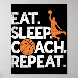 Trainer Basketball Wiederholungsassistent Essen Sc Poster