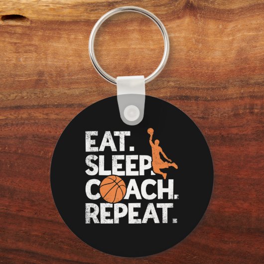 Trainer Basketball Wiederholungsassistent Essen Sc Schlüsselanhänger (Vorderseite)