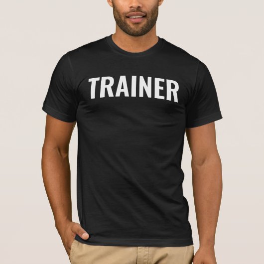 Trainer Bella+Leinwand Kurzschläfer Mens T-Shirt (Vorderseite)