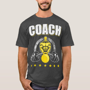 Trainer Bodybuilding Gewichtsabnahme Workout Premi T-Shirt