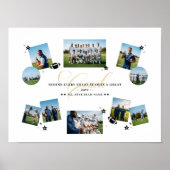Trainer-Dank-Collage Fußballmannschaft-Unterschrif Poster (Vorne)