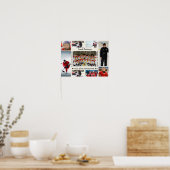 Trainer-Dankeschön-Foto-Collage-Team Poster (Küche)