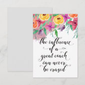 Trainer Dankeschön Geschenk Trainer Wertschätzung (Vorne/Hinten)