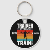 Trainer der GYM-Bahn oder Die GYM-Fitness Schlüsselanhänger (Vorderseite)