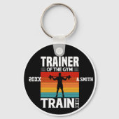 Trainer der GYM-Bahn oder Die GYM-Fitness Schlüsselanhänger (Rückseite)