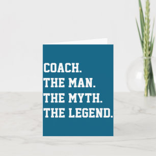 Trainer Der Mann Der Mythos Die Legende  Karte