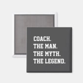 Trainer Der Mann Der Mythos Die Legende Magnet (Vorderseite/Rückseite)