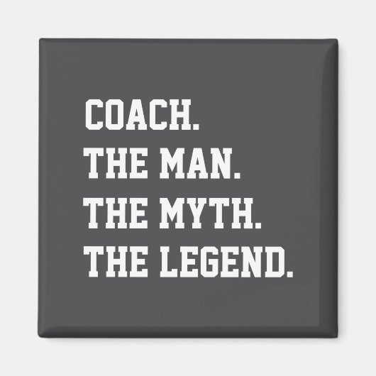 Trainer Der Mann Der Mythos Die Legende Magnet (Vorne)