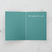 Trainer des Baseball-Teams Karte (Innenseite)