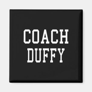Trainer Duffy Custom Footbyll Fußball Bysebyll Tea Magnet
