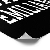 Trainer Emiliano Maßgeschneiderter Fußbyll Fußball Poster (Ecke)