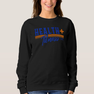 Trainer für die Fitness des Health Coach Sweatshirt