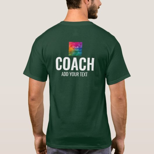 Trainer für doppelseitige Printmedien Mens Forest T-Shirt (Rückseite)