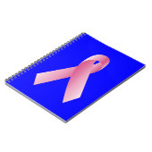 Trainer für eine Ursache_Pink-Multifunktionskampag Notizblock (Linke Seite)