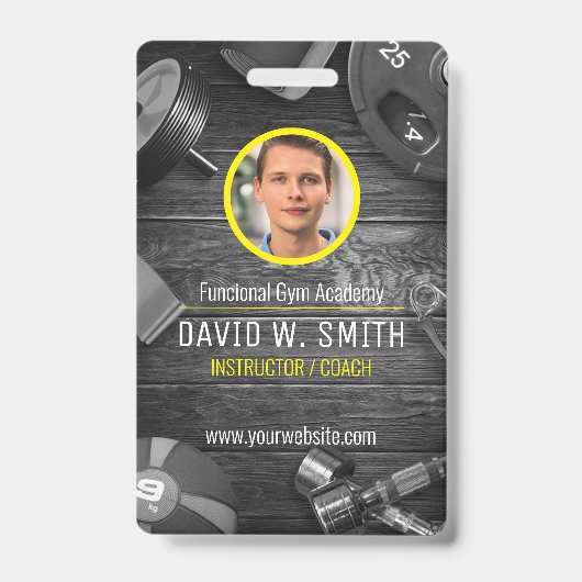 Trainer für funktionale Gymnastik Ausweis (Vorderseite)