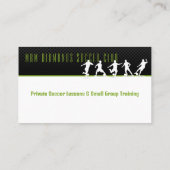 Trainer für Fußball | Sportgeschenke Visitenkarte (Rückseite)