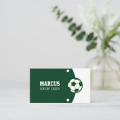 Trainer für Fußball Visitenkarte (Stehend Vorderseite)