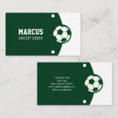 Trainer für Fußball Visitenkarte (Vorne/Hinten)